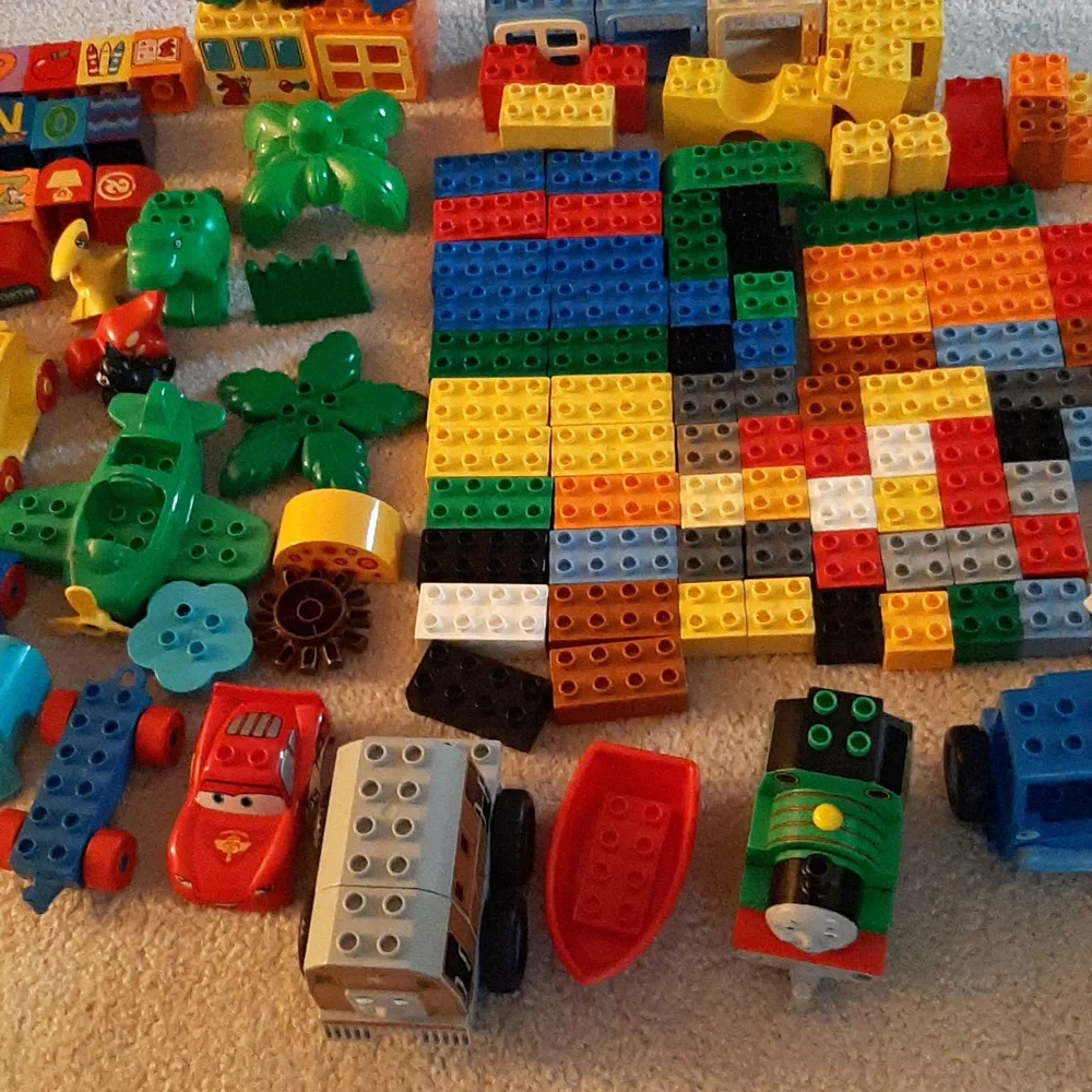 Assorted Lego Duplo Building Blocks